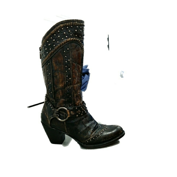 Dan Post Sexy Back boots size 9 - Picture 1 of 15